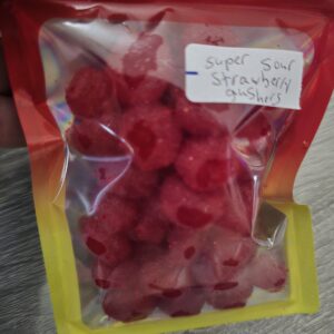 Super Sour Strawberry Gushies